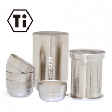 Ultralight Titanium Tea Set for Outdoor Adventures