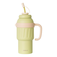 1200ml Straw Tumbler with Handle – Large Capacity Reusable Water Jug for Kids & Adults, BPA-Free Insulated Travel Mug for Cold Drinks