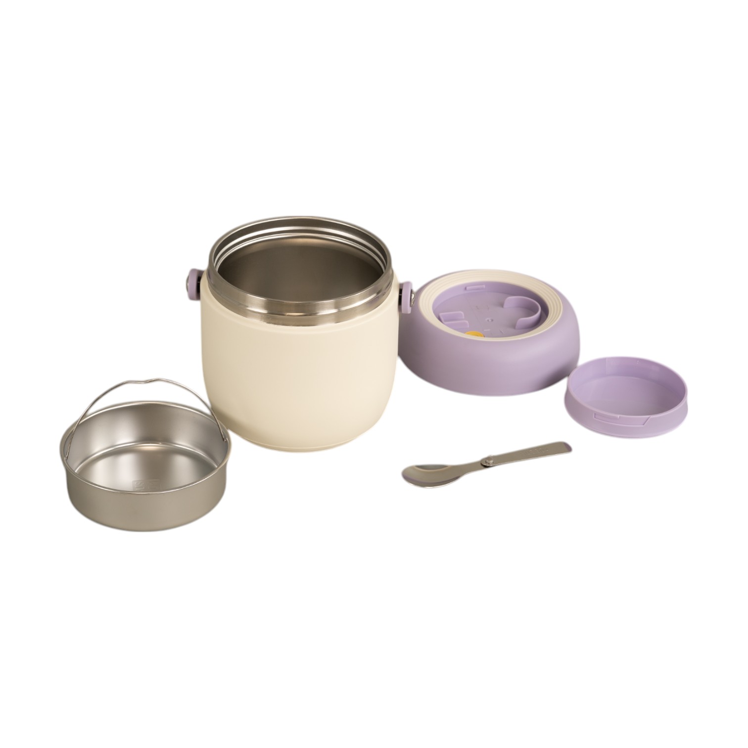 Insulated Stainless Steel Cute Food Jar With a Spoon