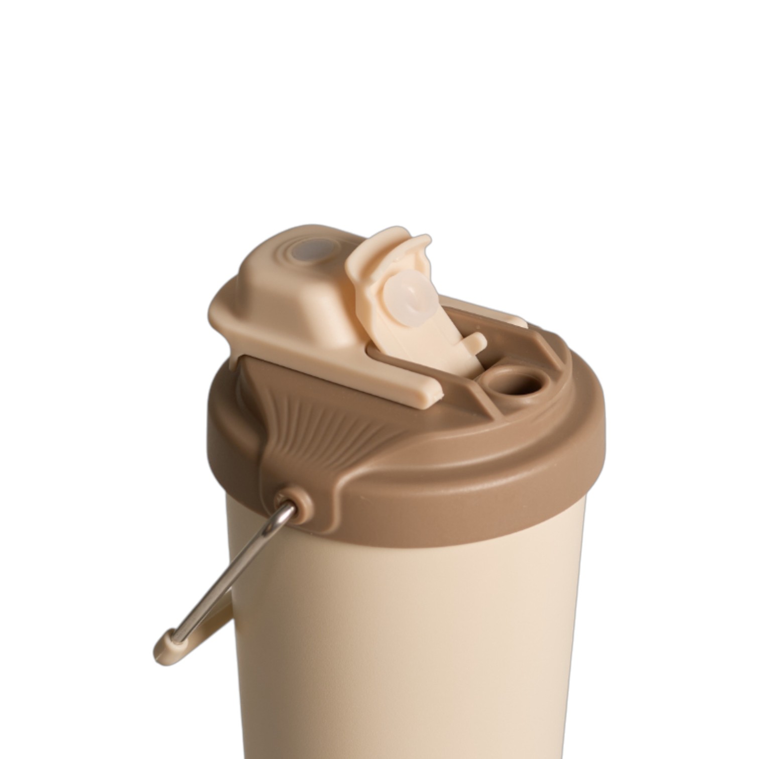 750ml Dual Lid Vacuum Insulated Tumbler with Handle