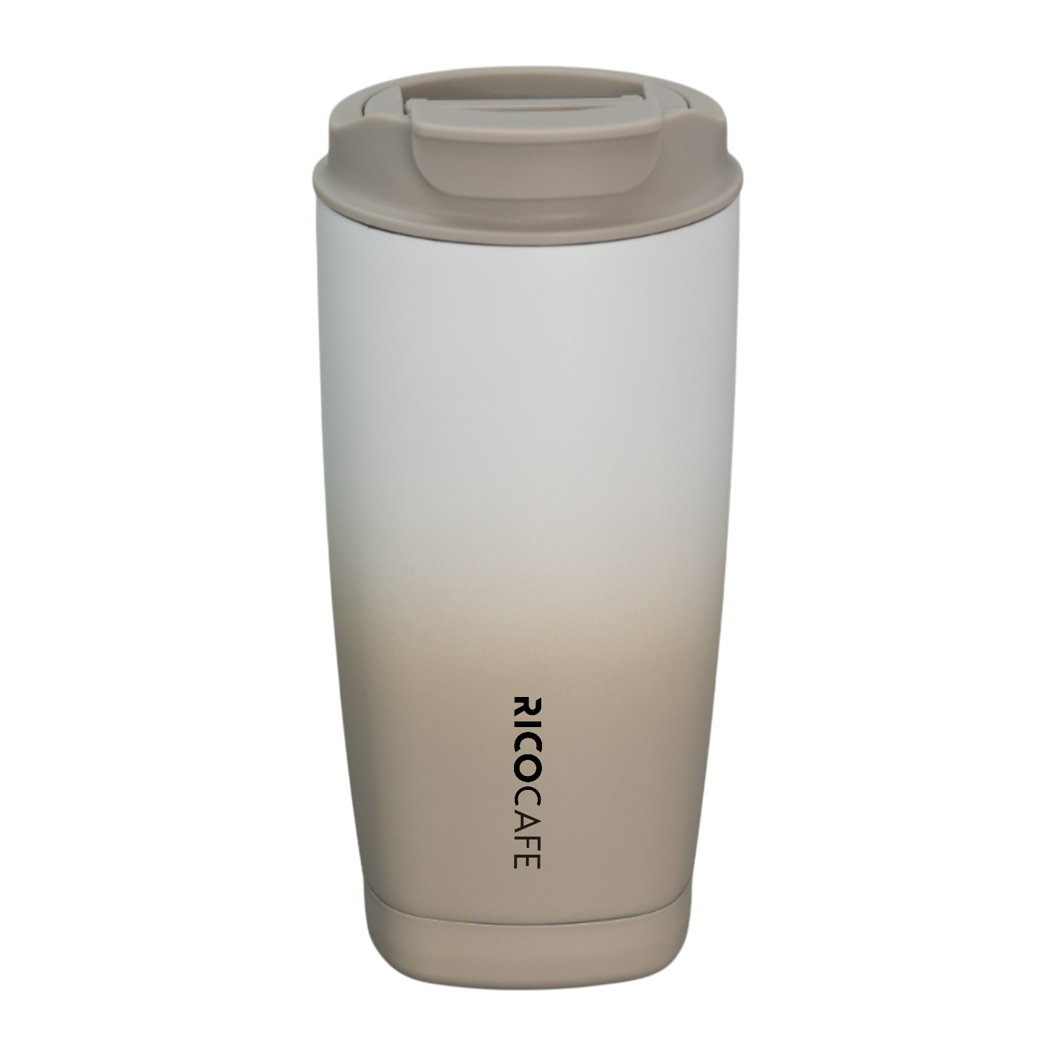 480ml Square Bottom Stainless Steel Vacuum Coffee Tumbler with Locking Lid & Swivel Handle