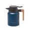 Wooden Handle Stainless Steel Vacuum Coffee Pot