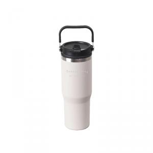 30oz Stainless Steel Carry Handle Mug with Straw Cap
