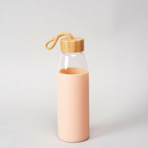 600ml Wooden Cap Glass Bottle